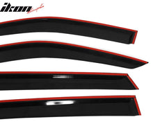 Load image into Gallery viewer, 2021-2025 Kia Sorento 4DR Slim Style Black Window Visors Acrylic 4PCS