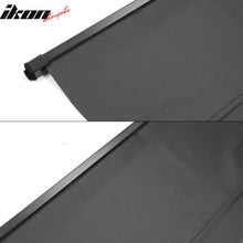 Load image into Gallery viewer, 2021-2025 Nissan Rogue 4DR Black Rear Cargo Cover PVC Aluminum Rod