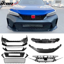 Load image into Gallery viewer, 2022-2024 Honda Civic Sedan Front Bumper Cover&amp;Upper Grill&amp;Trim Type R