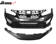 Load image into Gallery viewer, 2022-2024 Honda Civic Sedan Front Bumper Cover&amp;Upper Grill&amp;Trim Type R