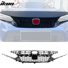 Load image into Gallery viewer, 2022-2024 Honda Civic Hatchback Car Grill Type R Style Gloss Black ABS