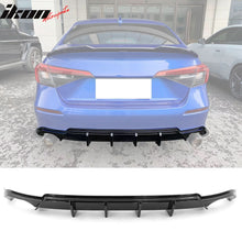 Load image into Gallery viewer, 2022-2024 Honda Civic FE-C Style Rear Bumper Lip Diffuser Gloss Black