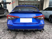 Load image into Gallery viewer, 2022-2024 Honda Civic FE-C Style Rear Bumper Lip Diffuser Gloss Black