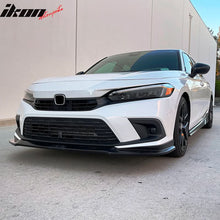 Load image into Gallery viewer, 2022-2024 Honda Civic 11th Gen Front Lip IK2 Style Unpainted Black