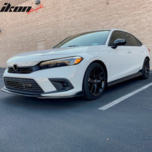 Load image into Gallery viewer, 2022-2024 Honda Civic IK1 Style Unpainted Black Front Bumper Lip PU