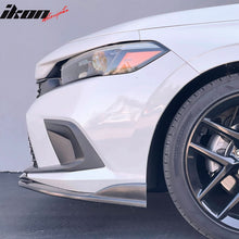 Load image into Gallery viewer, 2022-2024 Honda Civic IK1 Style Unpainted Black Front Bumper Lip PU