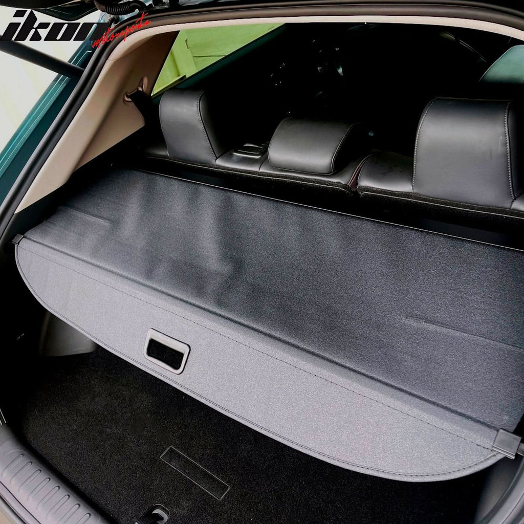 2022-2024 Hyundai Ioniq 5 Black Trunk Cargo Cover PVC Aluminum Rod