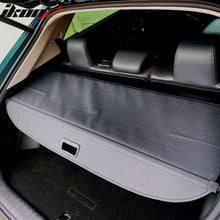 Load image into Gallery viewer, 2022-2024 Hyundai Ioniq 5 Black Trunk Cargo Cover PVC Aluminum Rod