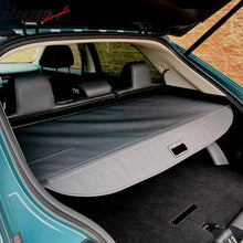 Load image into Gallery viewer, 2022-2024 Hyundai Ioniq 5 Black Trunk Cargo Cover PVC Aluminum Rod