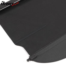 Load image into Gallery viewer, 2022-2024 Hyundai Ioniq 5 Black Trunk Cargo Cover PVC Aluminum Rod