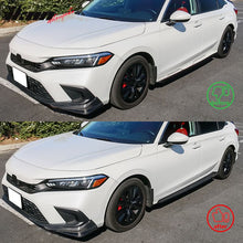 Load image into Gallery viewer, 2022-2025 Honda Civic 11th Gen Sedan Side Skirt HPD Style Carbon Fiber
