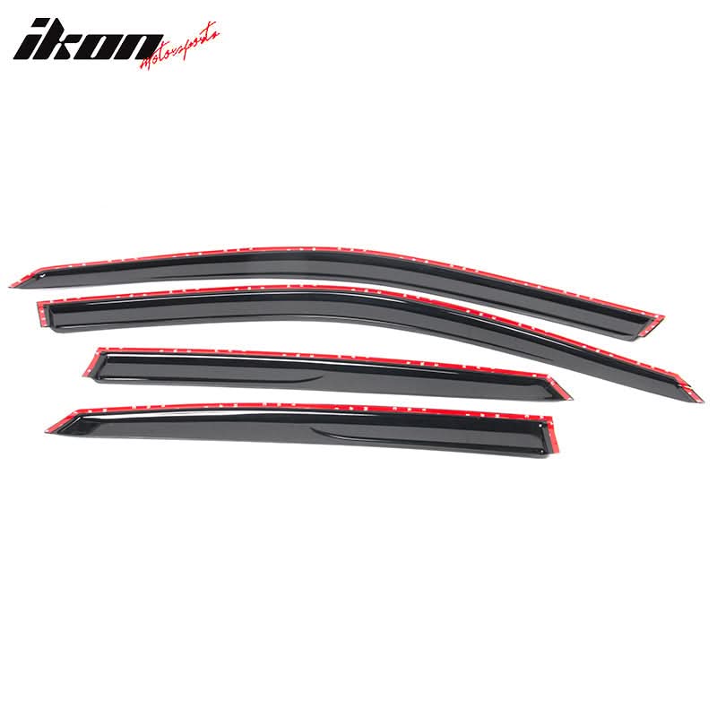 2022-2025 Honda Civic Sedan Window Visor Slim Smoke Tinted Acrylic