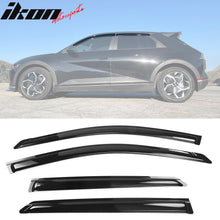 Load image into Gallery viewer, 2022-2025 Hyundai Ioniq 5 Slim Style Black Window Visors Acrylic 4PCS