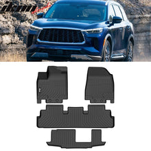 Load image into Gallery viewer, 2022-2025 Infiniti QX60 7 Passenger/Pathfinder 8 Passenger Floor Mats