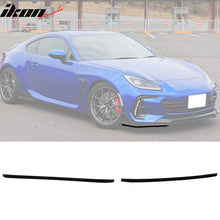 Load image into Gallery viewer, 2022-2025 Subaru BRZ STI Style Black ABS Front Lip Cover Rear Apron
