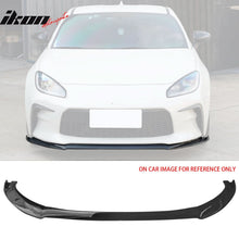 Load image into Gallery viewer, 2022-2025 Toyota GR86 IKON V7 Style Front Bumper Lip Gloss Black ABS