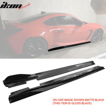 Load image into Gallery viewer, 2022-2025 Toyota GR86 &amp; Subaru BRZ IKON V2 Side Skirts Gloss Black ABS