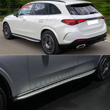 Load image into Gallery viewer, 2023-2025 Benz GLC300 OE Style Black Running Board Aluminum Plastic