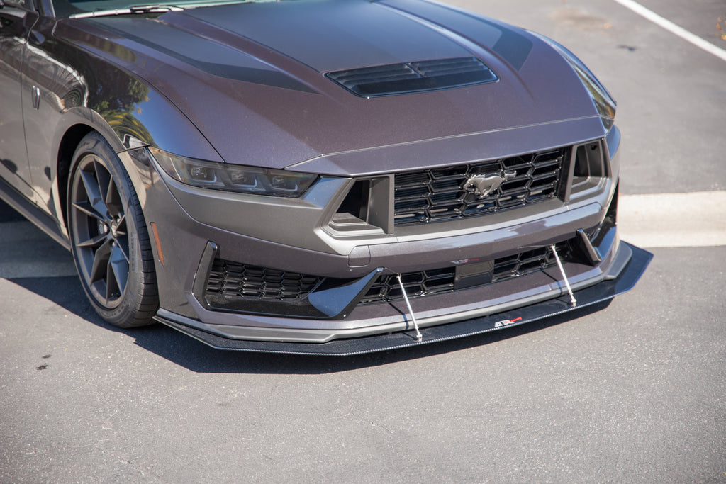 Ford Mustang Carbon Fiber Dark Horse Base Front Wind Splitter 2024 - 2024