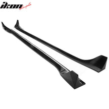 Load image into Gallery viewer, 2024 Tesla Model 3 IKON Style Gloss Black Side Skirt Extension ABS