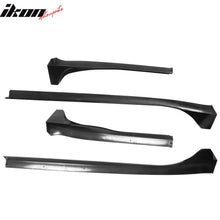 Load image into Gallery viewer, 2024 Tesla Model 3 IKON Style Gloss Black Side Skirt Extension ABS