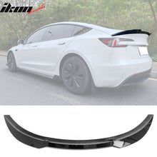 Load image into Gallery viewer, 2024 Tesla Model 3 Performance Style Gloss Black Trunk Spoiler ABS