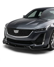 Load image into Gallery viewer, 2025 Cadillac CT5 Luxury Gloss Black 3PCS Front Bumper Lip Spoiler PP