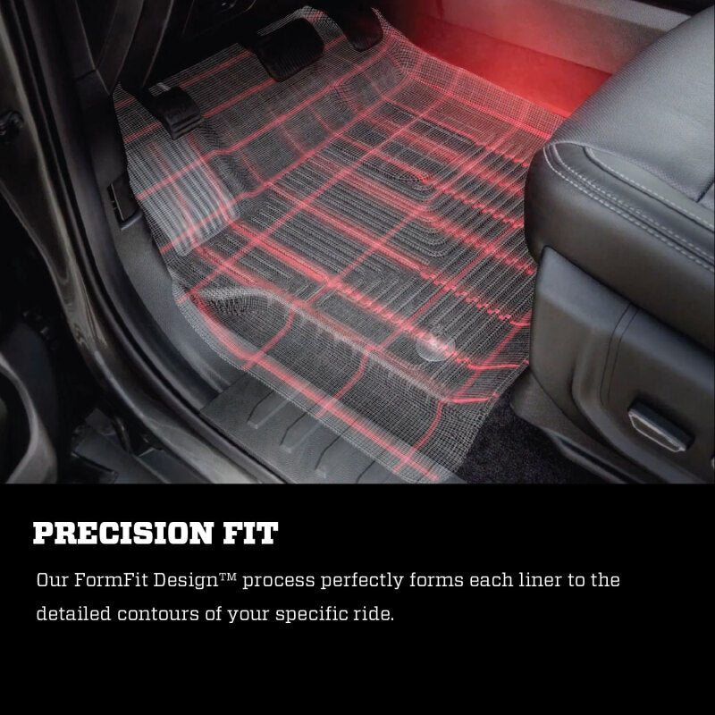 Husky Liners 2024 Toyota Tacoma CC/DC (No Hybrid) Weatherbeater Front & 2nd Seat Floor Liners - Blk