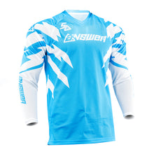 Load image into Gallery viewer, Answer 26 LE Syncron Rizz Vented Jersey Cyan/White/Black - XL