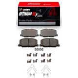R1 87-93 Lexus ES250 Front Optimum OE Pads & Hardware Kit