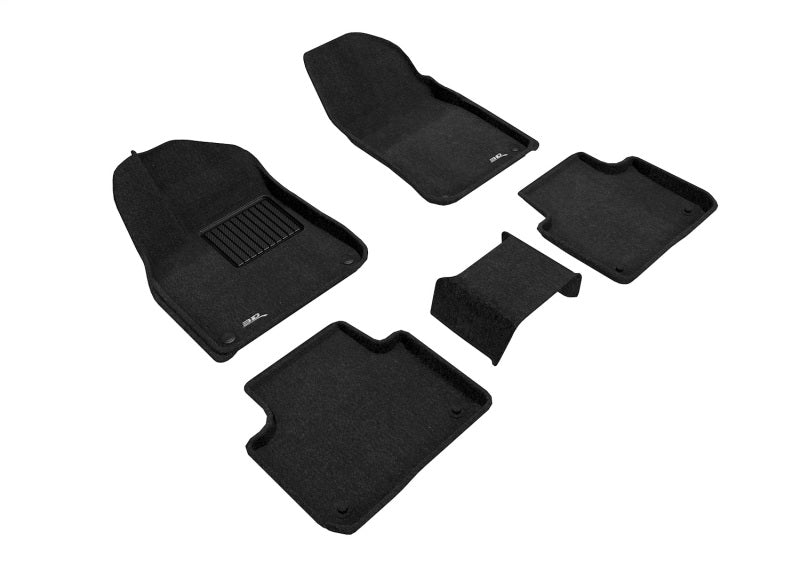 3D MAXpider 2023 Porsche Cayenne / 21-23 Porsche Cayenne Coupe Kagu 1st & 2nd Row Floormats - Black