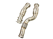 Load image into Gallery viewer, MAD BMW M2C M3 M4 S58 G87 G80 G82 G83 Resonated Downpipes W/ Flex Section