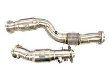 Load image into Gallery viewer, MAD BMW M2C M3 M4 S58 G87 G80 G82 G83 Resonated Downpipes W/ Flex Section