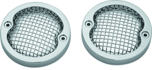 Load image into Gallery viewer, Kuryakyn Mesh Turn Signal Bezels 3-1/4in Chrome