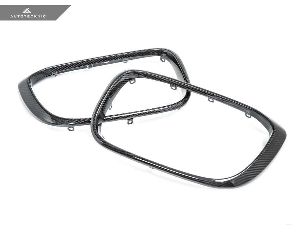 AutoTecknic Replacement Dry Carbon Grille Surround Set - G01 X3 | G02 X4 Pre-LCI