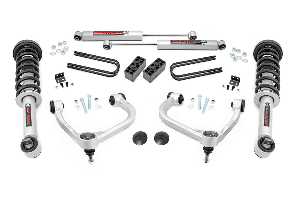 3 Inch Lift Kit | Forged UCA | N3 Struts | Ford F-150 4WD (2021-2026)