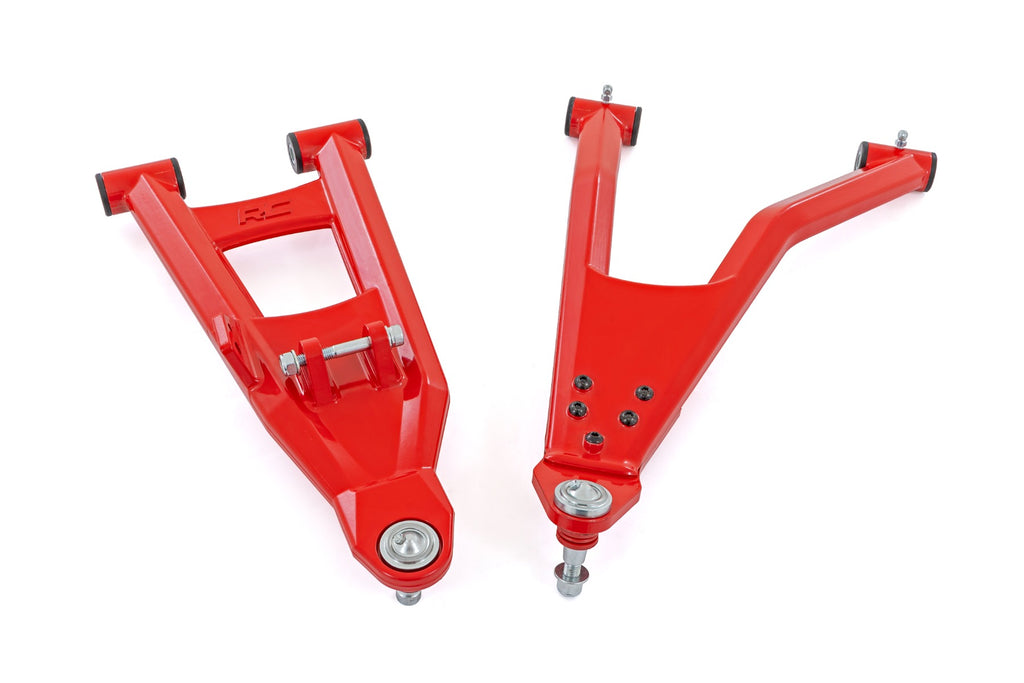 Red Aluminum Control Arms | 2" Forward Offset | Polaris Ranger XP 1000 