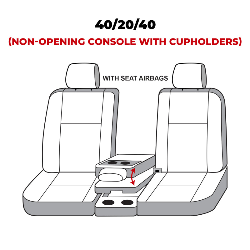 Covercraft 19-20 Ford F-150/19-22 Waterproof Polyester SeatSaver Custom Front Row Seat Covers - Grey