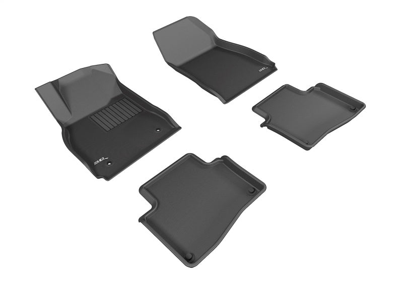 3D MAXpider 2013-2019 Cadillac XTS Kagu 1st & 2nd Row Floormats - Black