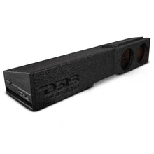 Load image into Gallery viewer, DS18 2x 8in Forward Firing Underseat Ported Box Subwoofer Enclosure Black Liner- Chevy/GMC/Ford