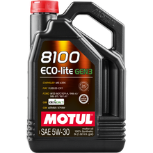 Load image into Gallery viewer, Motul 5L 8100 Eco-Lite Gen3 5W30
