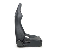 Load image into Gallery viewer, NRG Omega Reclinable Racing Seat (Pair) Black with Black Carbon Vinyl Back
