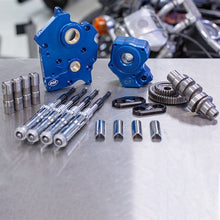 Load image into Gallery viewer, S&amp;S Cycle 2017+ M8 Models Gear Drive 465G Cam Chest Kit w/ Chrm Pushrod Tubes - Oil Cooled Incl. VVT