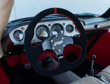 Load image into Gallery viewer, PRP Suede D-Shape Steering Wheel - Red