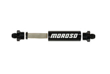 Load image into Gallery viewer, Moroso In-Line Fuel Filter - 6.5in -8An - 40 Micron SS Filter - Aluminum
