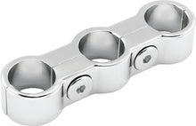 Load image into Gallery viewer, Bikers Choice Chrome Plain Oil Hose Seperator For 3 Hoses
