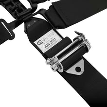 Load image into Gallery viewer, RaceQuip L &amp; L 5pt Ratchet HNR Harness Black