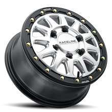 Load image into Gallery viewer, Raceline A14SB Alpha 15x7in /  BP / 25mm Offset / 68mm Bore - Hyper Silver w/Black Ring