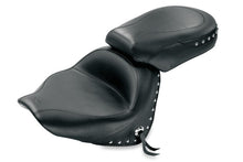 Load image into Gallery viewer, Mustang 04-09 Honda VTX1300C Wide Touring 2PC Seat w/Studs- Black