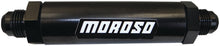 Load image into Gallery viewer, Moroso In-Line Fuel Filter - 6.5in -10An - 40 Micron SS Filter - Aluminum